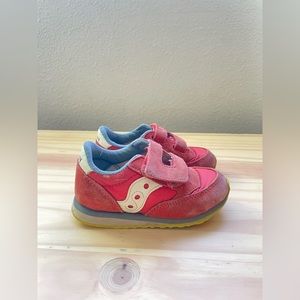 Red Saucony Low Pro Toddler Sneakers Size 7.5